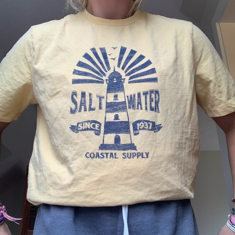 Salt water graphic tee
